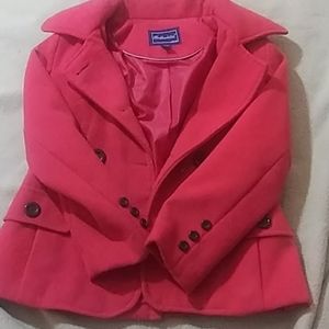 Rothschild Small Red Coat- Hood- Pockets